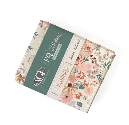 Bundle of fat quarter fabrics called "Bookish" from Sharon Holland for Art Gallery Fabrics. 100% premium cotton for sewing and crafting. 