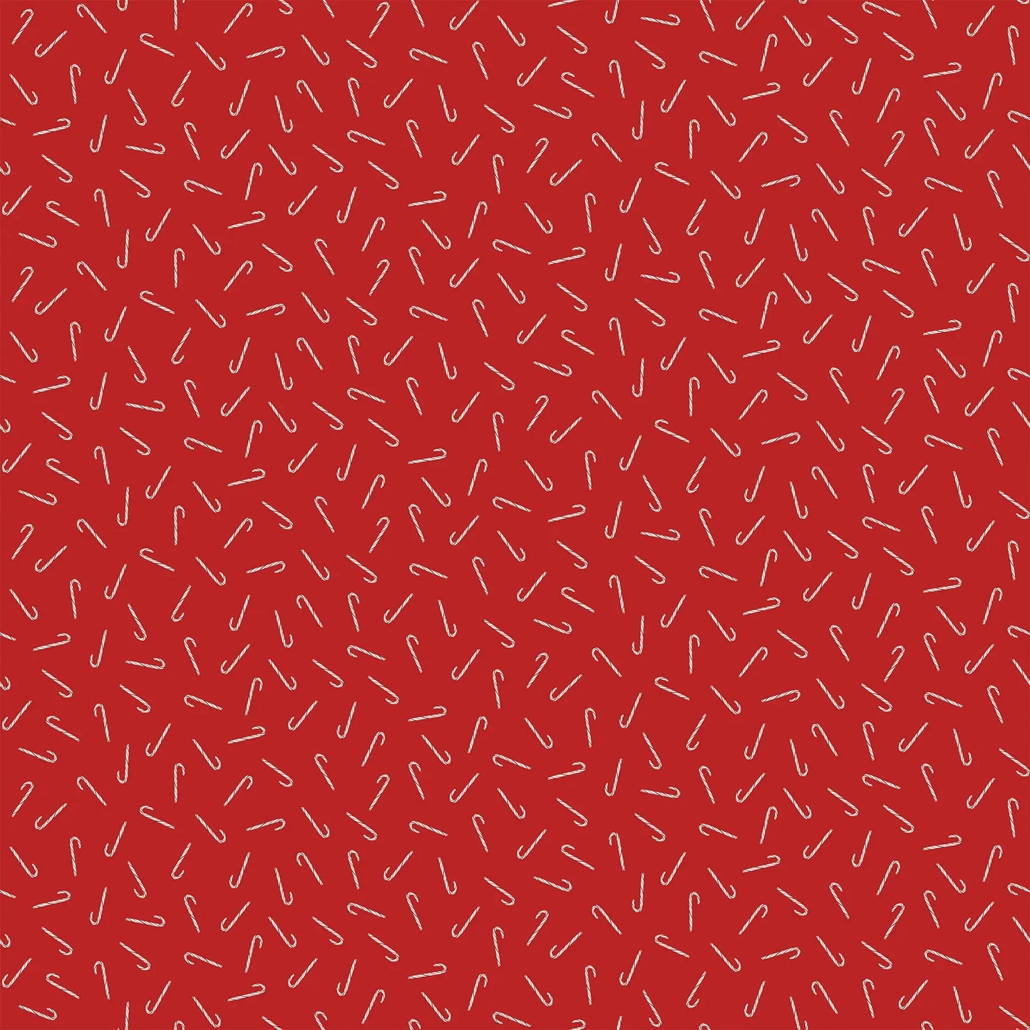 Fabric with a red background and small candycane illustrations. Christmas fabric bundle 11 Piece Fat Quarters, Noel by Figo Fabrics. 100% cotton for sewing and crafting. 