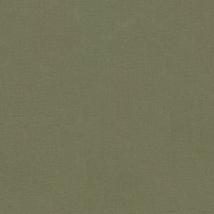 Fabric in an olive color from outback canvas medium weight for sewing and crafting. 100% cotton.