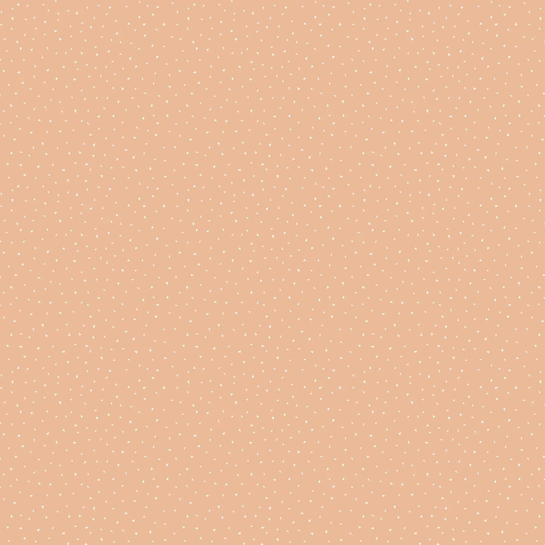 Fabric with a caramel background and white confetti. "Festive Fauna" line from Figo Fabrics. 100% Premium Cotton for sewing and crafting. 