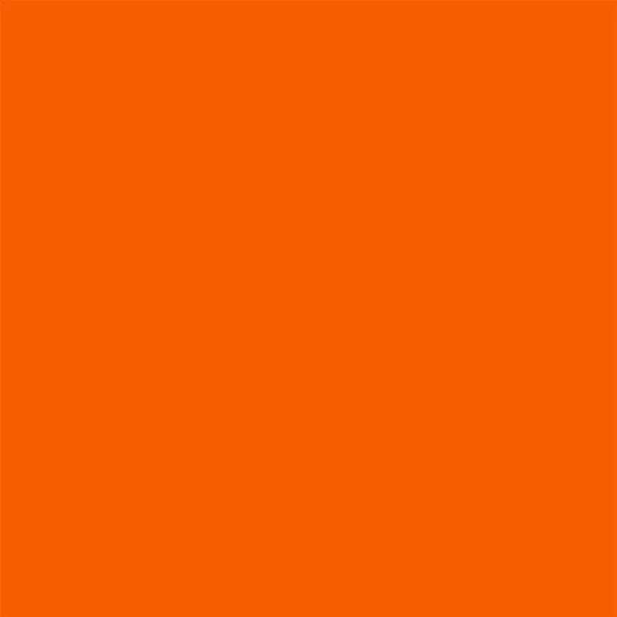 A solid tangerine orange colored textile from Colorworks Sold Fabrics. 100% cotton fabric for sewing, quilting, and crafting.  