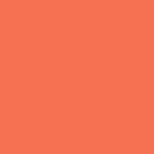 A solid tango orange colored textile from Colorworks Sold Fabrics. 100% cotton fabric for sewing, quilting, and crafting. 