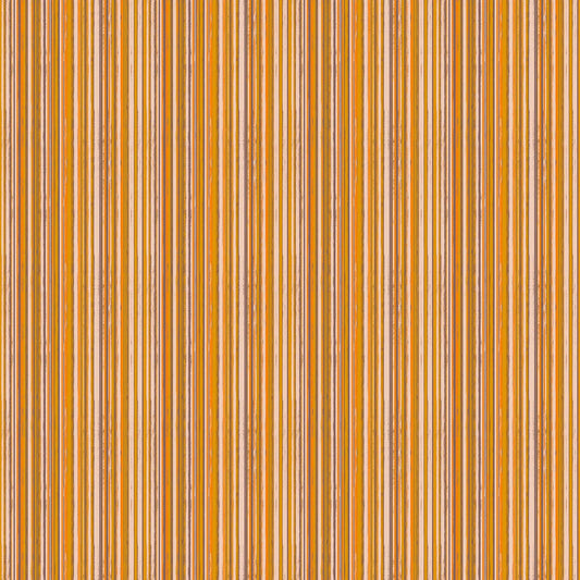 Fabric with a warm stripe pattern. From Summers End line by Alison Janssen for FIGO Fabrics. 100% cotton for sewing, crafting, and quilting. 