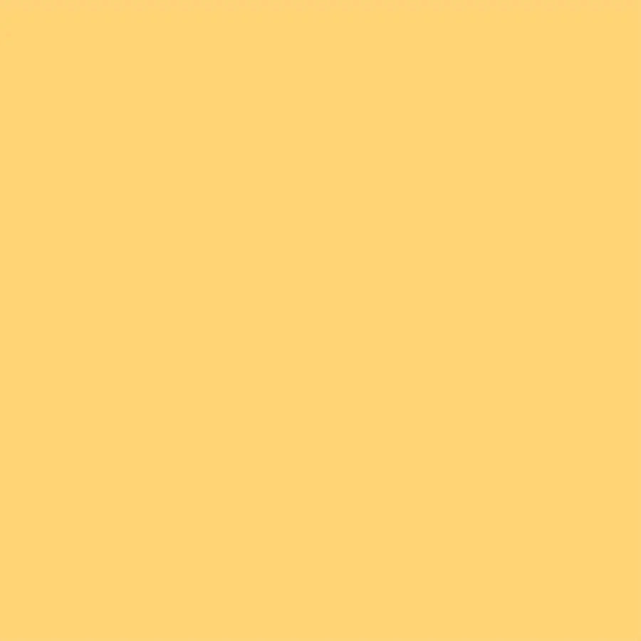 A solid mellow yellow colored textile from Colorworks Sold Fabrics. 100% cotton fabric for sewing, quilting, and crafting. 