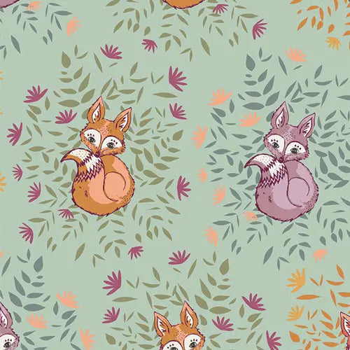Foxes by Art Gallery Fabrics
100% Cotton - Double Brushed Fabric (Flannel) for sewing, crafting, and quilting