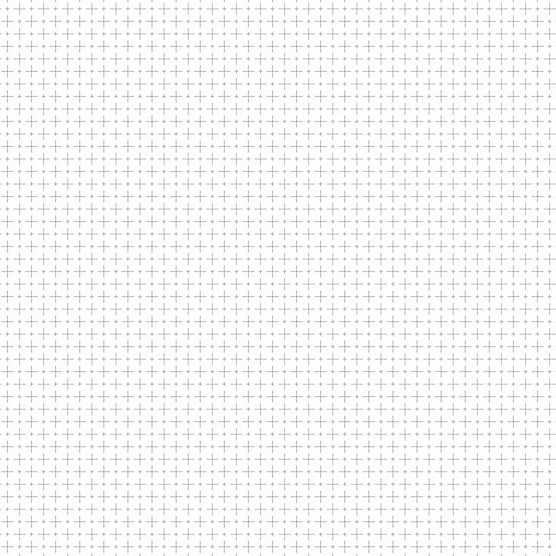 Woven Fabric with a white background and white crosses. 100% cotton from FIGO Fabrics.
