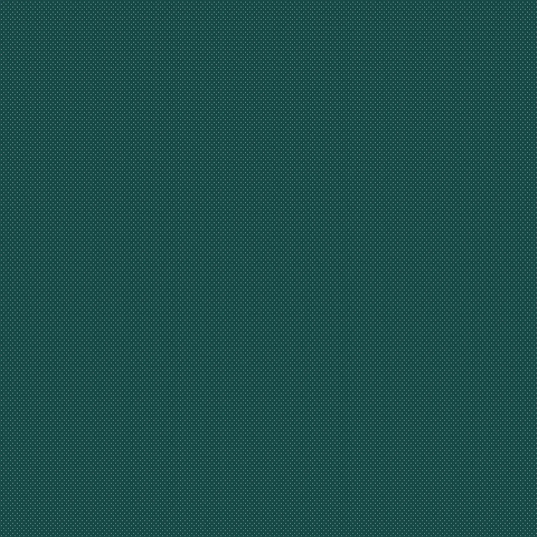Woven Fabric with a green background and small white dots. 100% cotton from FIGO Fabrics.