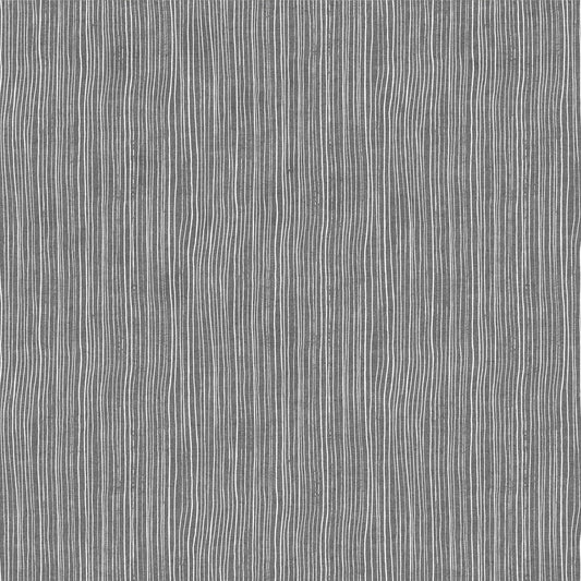 Fabric with gray and white stripes.  From "Harmony" by Ghazal Razavi for Figo Fabics. Cotton Linen Blend.
