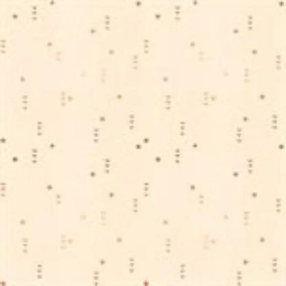 Fabric with a cream background and gold spec pattern. From Heirloom by Alexia Abegg at Ruby Star Society. 100% cotton for sewing, crafting, and quilting. 