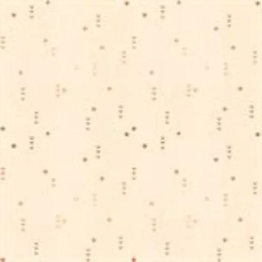 Fabric with a cream background and gold spec pattern. From Heirloom by Alexia Abegg at Ruby Star Society. 100% cotton for sewing, crafting, and quilting. 