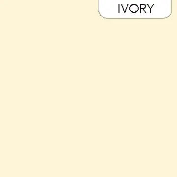 Ivory solid fabric from Colorworks. 100% cotton fabric for sewing, quilting, and crafting.
