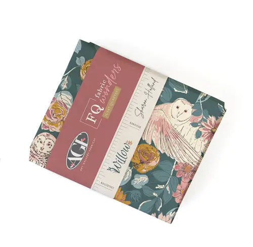 Bundle of 16 Fat Quarter Fabrics designed by Sharon Holland. "Willow" Art Gallery Fabrics. 100% premium cotton fabrics for sewing and crafting. 